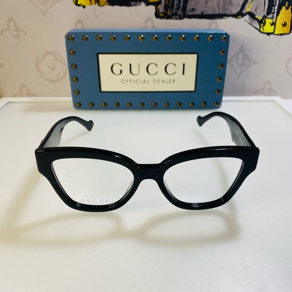 New Gucci Demo GG1424 Butterfly Ladies Fashion Optical Eyeglasses GG1424O 005 54 - Picture 5 of 12